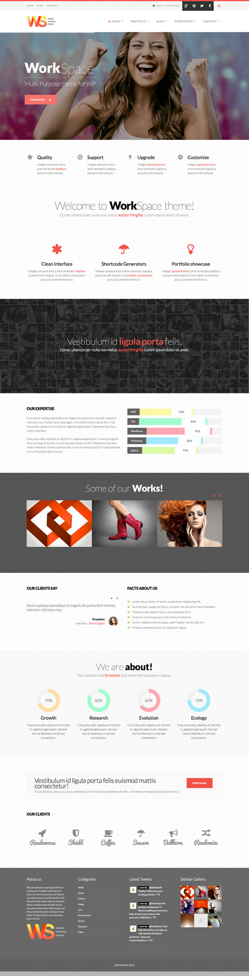 WorkSpace Multi-Purpose WordPress Theme