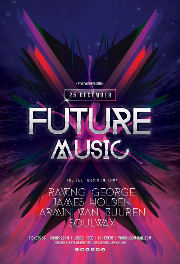 Future Music Flyer
