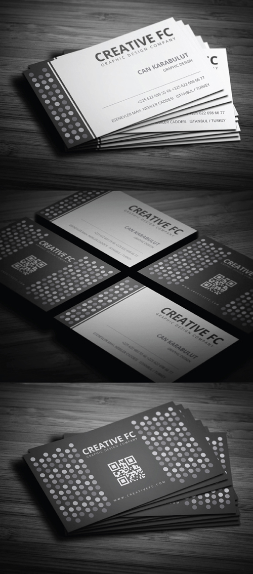 Blank & White Business Card