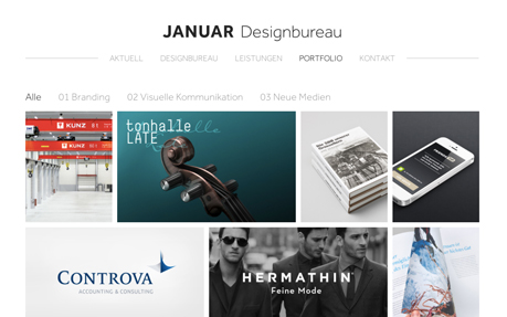 Responsive Website Design JANUAR Designbureau