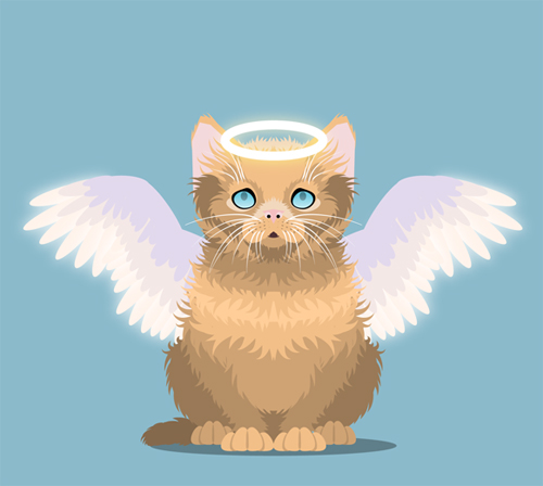 Create an Innocent Fluffy Kitten With Basic Shapes in Adobe Illustrator