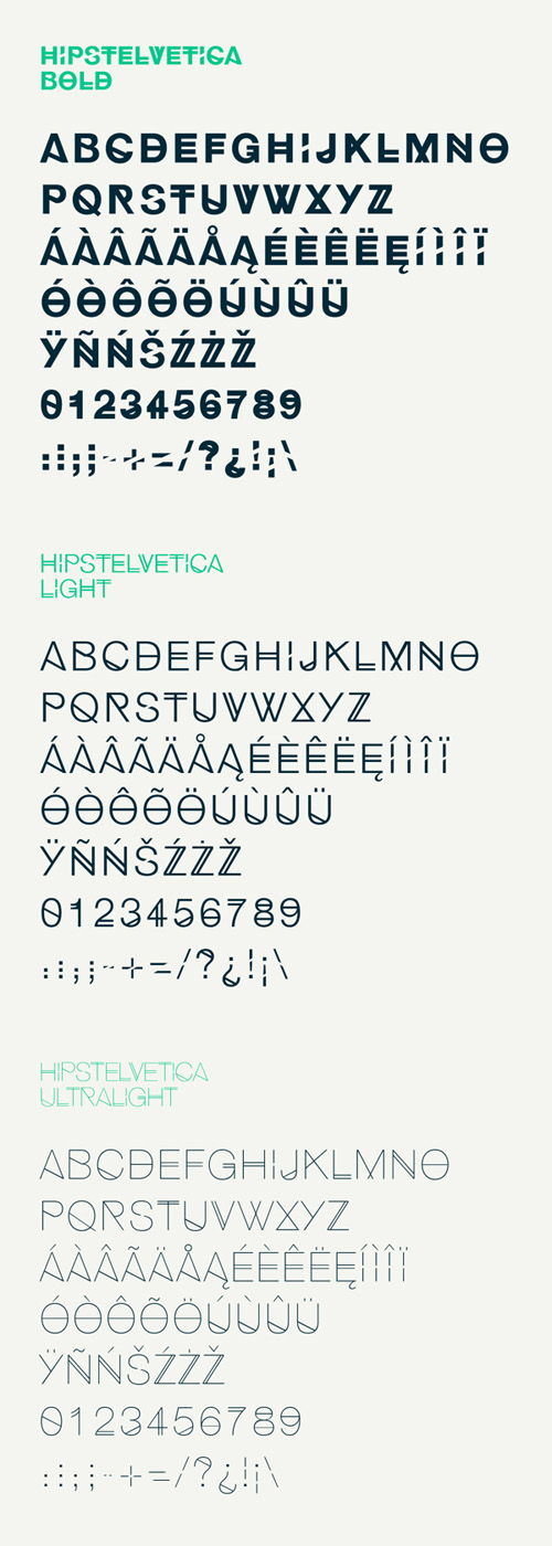 Hipstelvetica Font