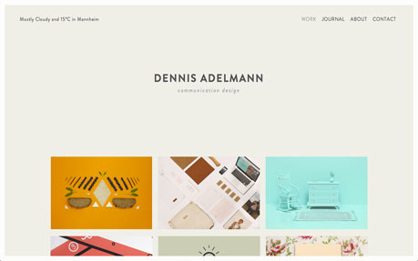 Dennis Adelmann web and graphic design agency website