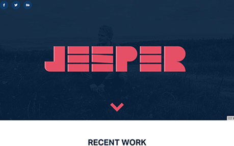 jesper landberg web and graphic design agency website