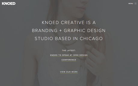Knoed Creative web and graphic design agency website