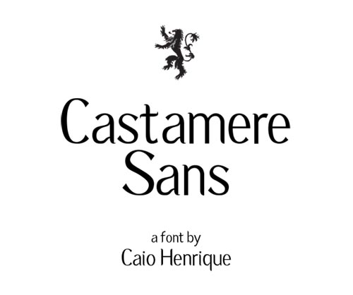 Castamere Sans free font