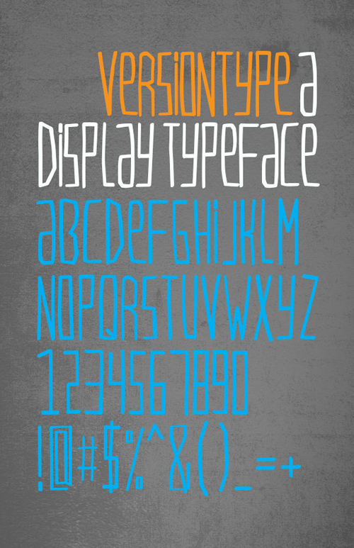 VersionType free font