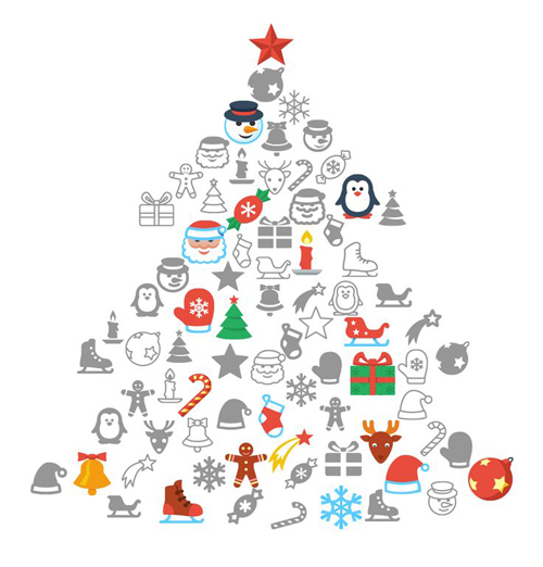 Flat Christmas: Free Icon Packs for all Platforms