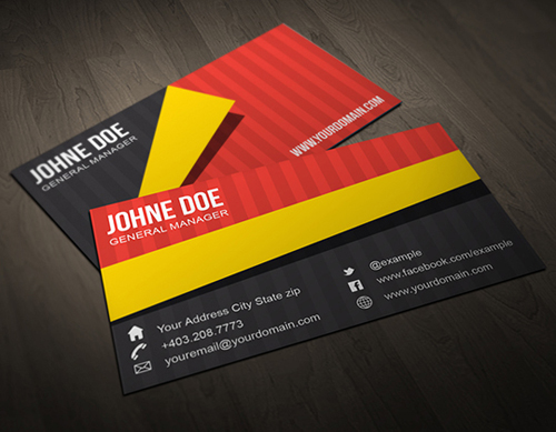 business cards template design - 17