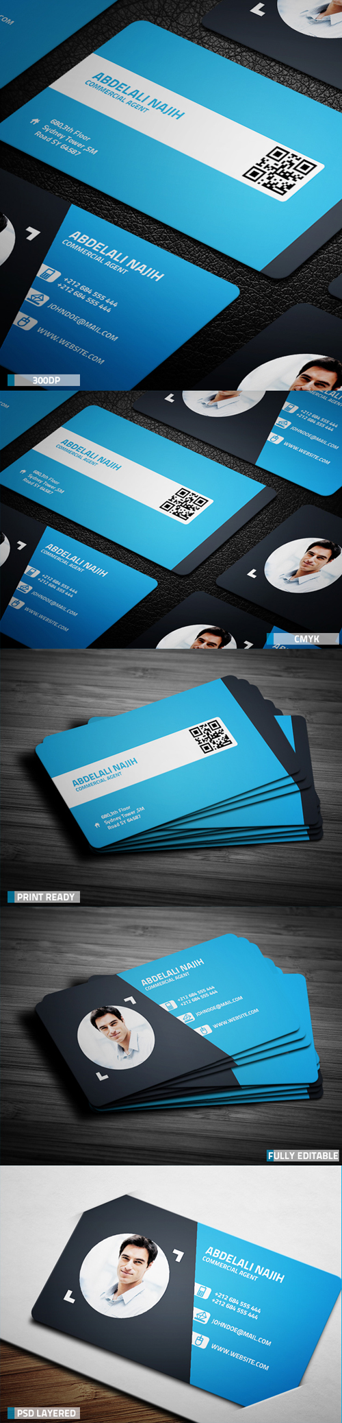 business cards template design - 9