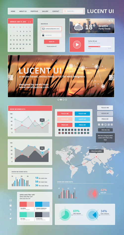 Lucent UI - Free UI Kit