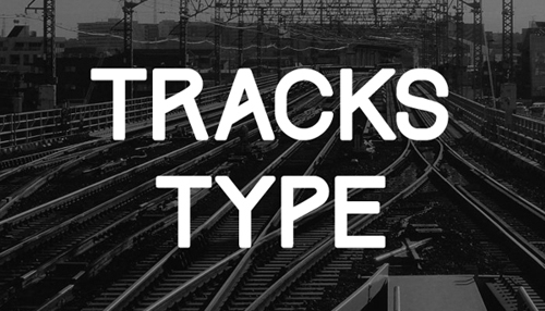 Tracks Type free fonts of year 2013