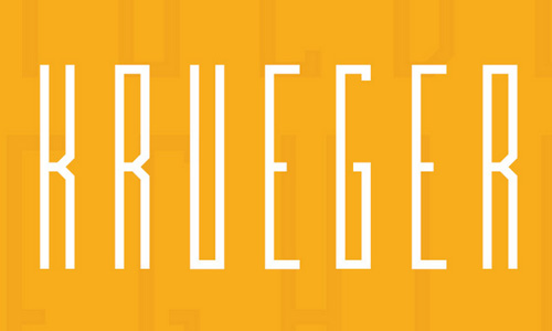 Krueger free fonts of year 2013
