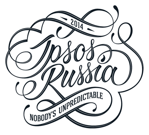 Ipsos Russia typography
