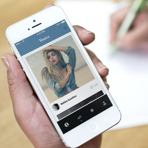 Bernice Photo-Sharing Mobile App UI UX Design for Inspiration