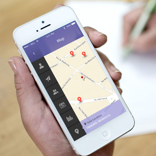 Mauve Management Mobile App UI UX Design for Inspiration