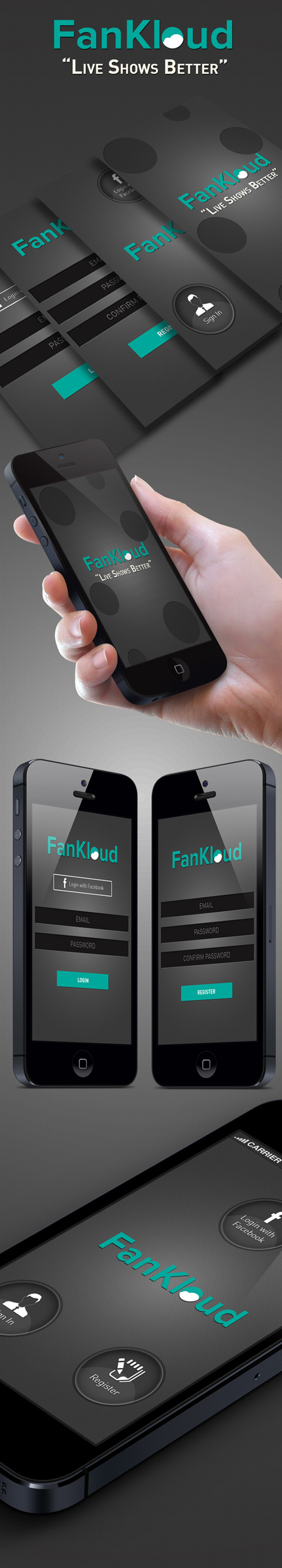 Fankloud Music Store Mobile App UI UX Design for Inspiration