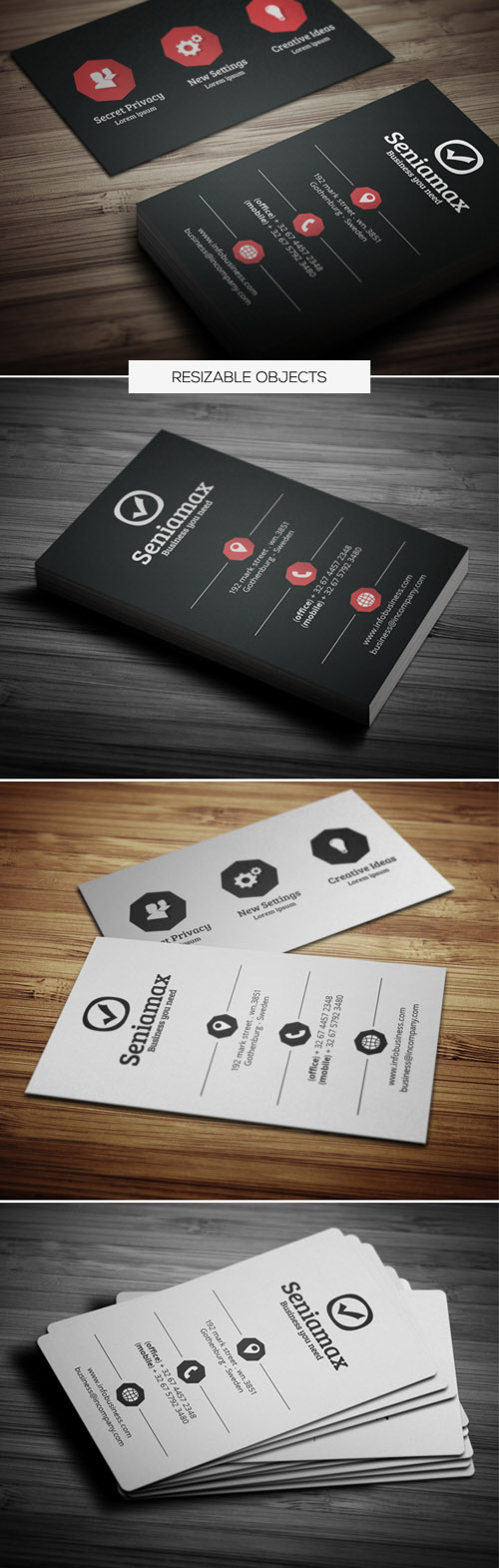 Stylish Business Cards Design-17