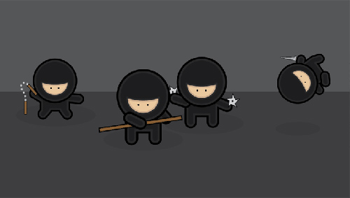 Create a Gang of Vector Ninjas in Adobe Illustrator Tutorial