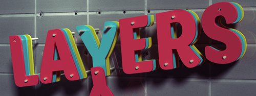 3D Layers Text Effect in Photoshop CS6