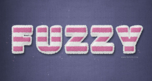 Create Striped Fuzzy Text Effect in Photoshop