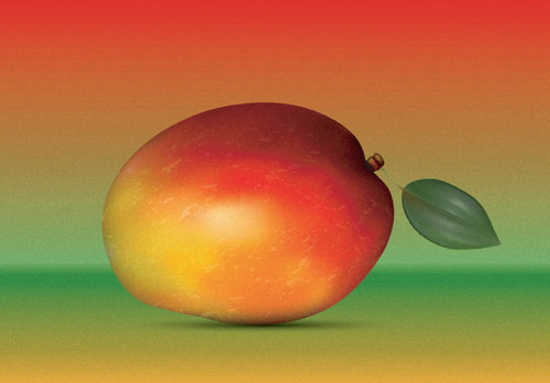 How to create a Realistic Mango in Adobe Illustrator