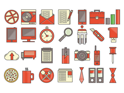 General Flat Icons
