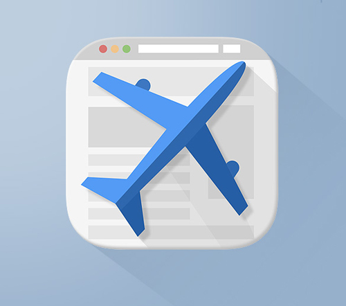 Lead Pilot Flat iOS Icon