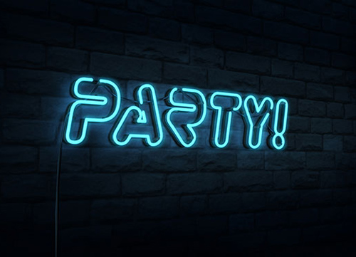Create a 3D Neon Night Club Sign in Photoshop CS6