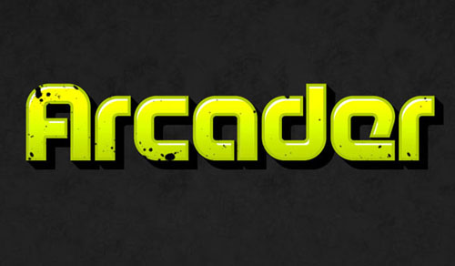 How to Create Arcade Text Effect in Photoshop