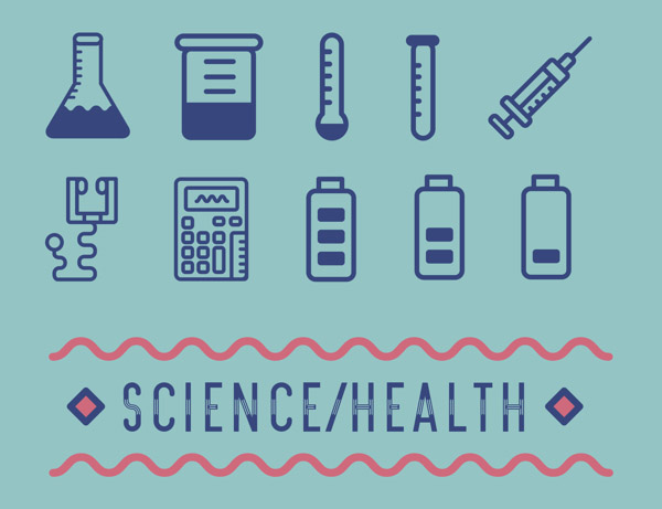 Science and Health Pictogram