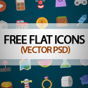 Post thumbnail of Colorful Flat Vector Icons – Free Download