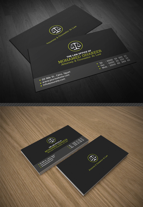 Creative Lawyer Business Card