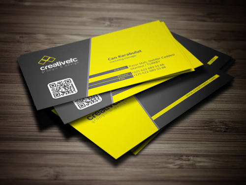 Fully Editable Eps and Ai files Corporate Business Cards Print Read