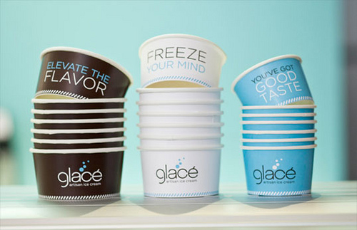 Glace Icecream Packaging Design