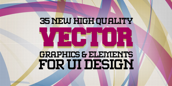 35 New Vector Graphics and Vector Elements for UI Design