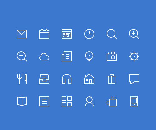 Thin Vector Icons