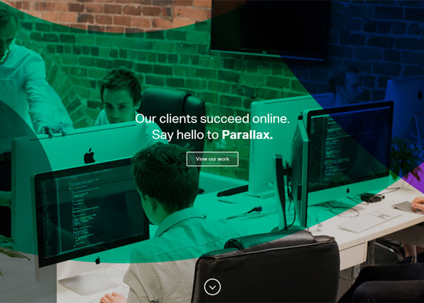 Parallax #CSS3 #website #design