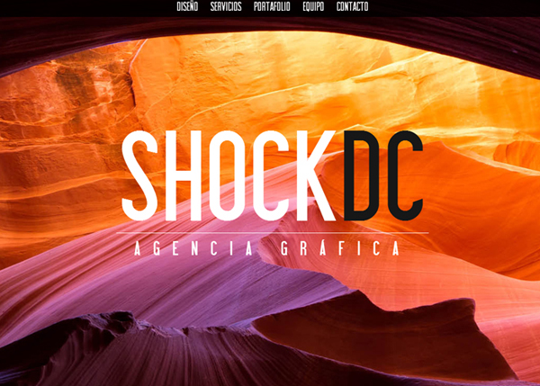 SHOCK DC Creative Agency #CSS3 #website #design