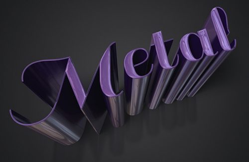Create a Sleek Metallic 3D Text Effect in Photoshop CS6