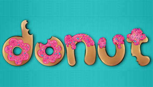 How to Create a Donut Font Style That Will Have Your Clients Drooling