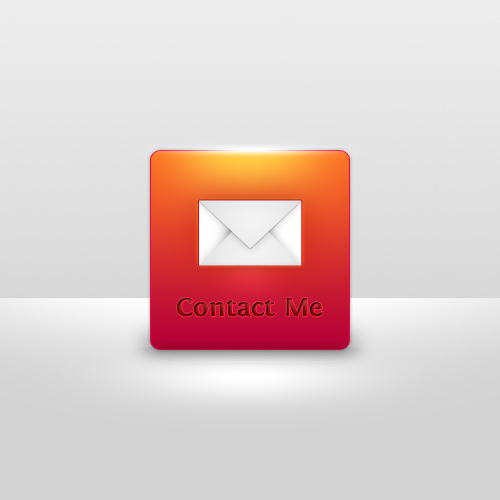 Design a Delicious Contact Me UI Button in Photoshop