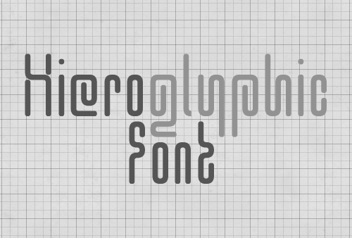 Hieroglyphic Free Font