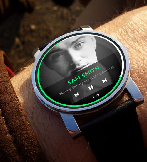 Android Wear Music Watch