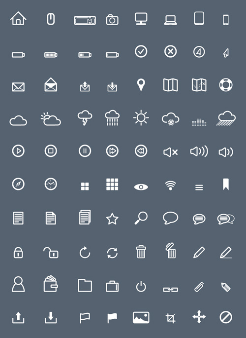 Free 80 Icons Pack