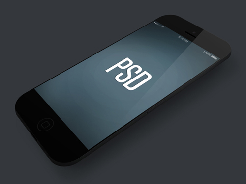 iPhone 5S Vector Mockup Template