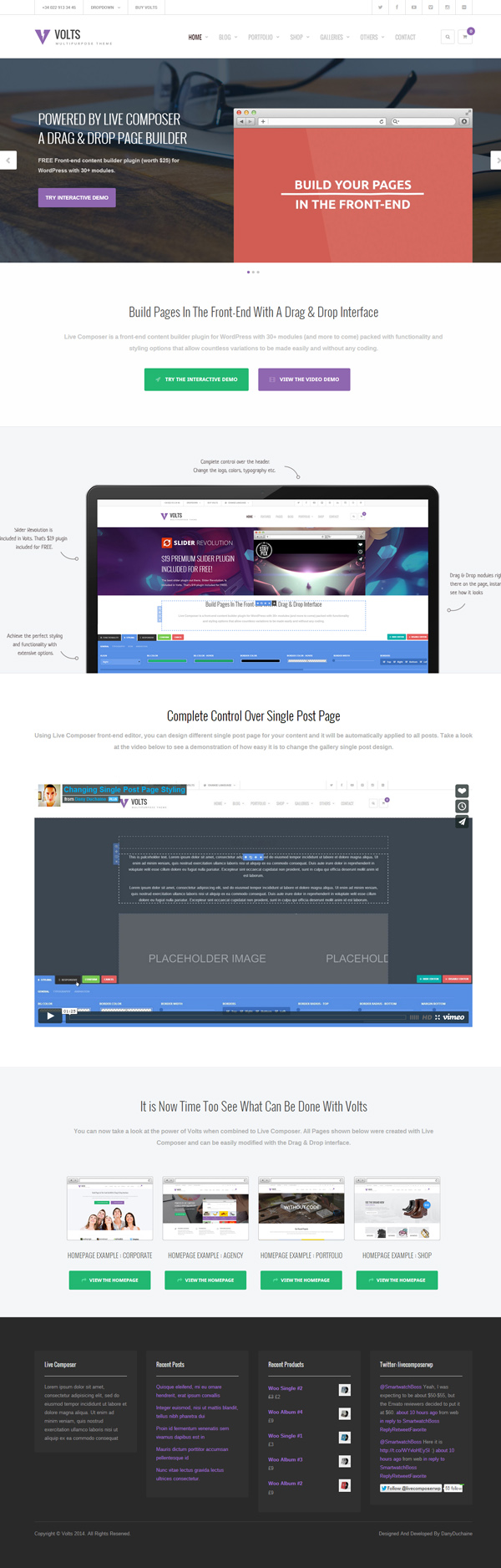 Volts - Highly Flexible Multipurpose Theme
