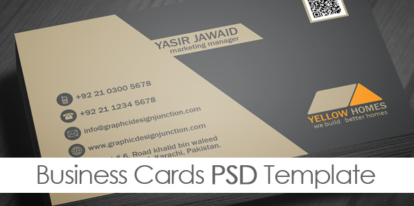 Free Real Estate Business Card Template (PSD)