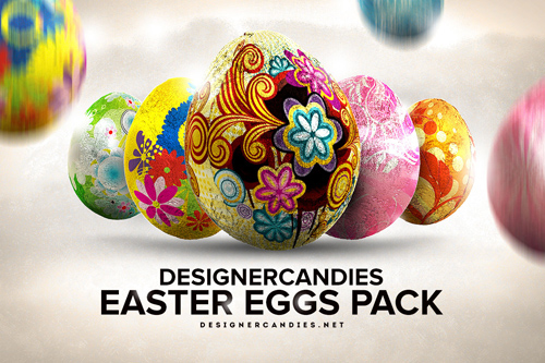 Free Easter Egg Renders Pack
