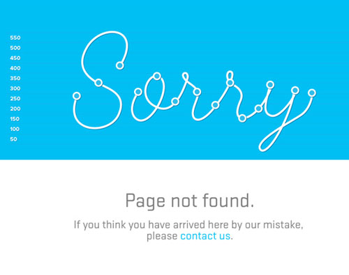 404 Page Designs – 32 Fresh Error Pages Examples - 11